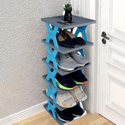 Versatile 6-Layer Shoe Rack – Maximize Storage & Organize Your Space! ( Stackable, Dust Resistence)